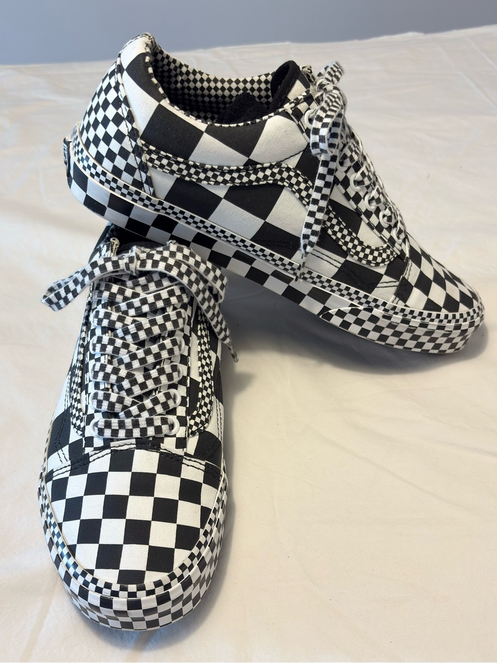 Vans Old Skool All Over Checkerboard Mix Low-Top Sneakers | Size US 9.5W / 8M